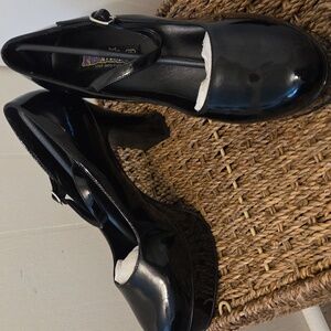 Black Platform Mary Jane Heels